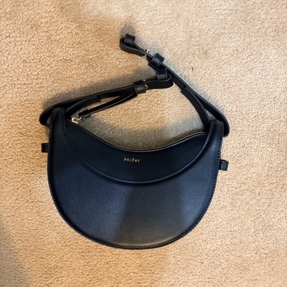 Polene Black Crossbody Bag